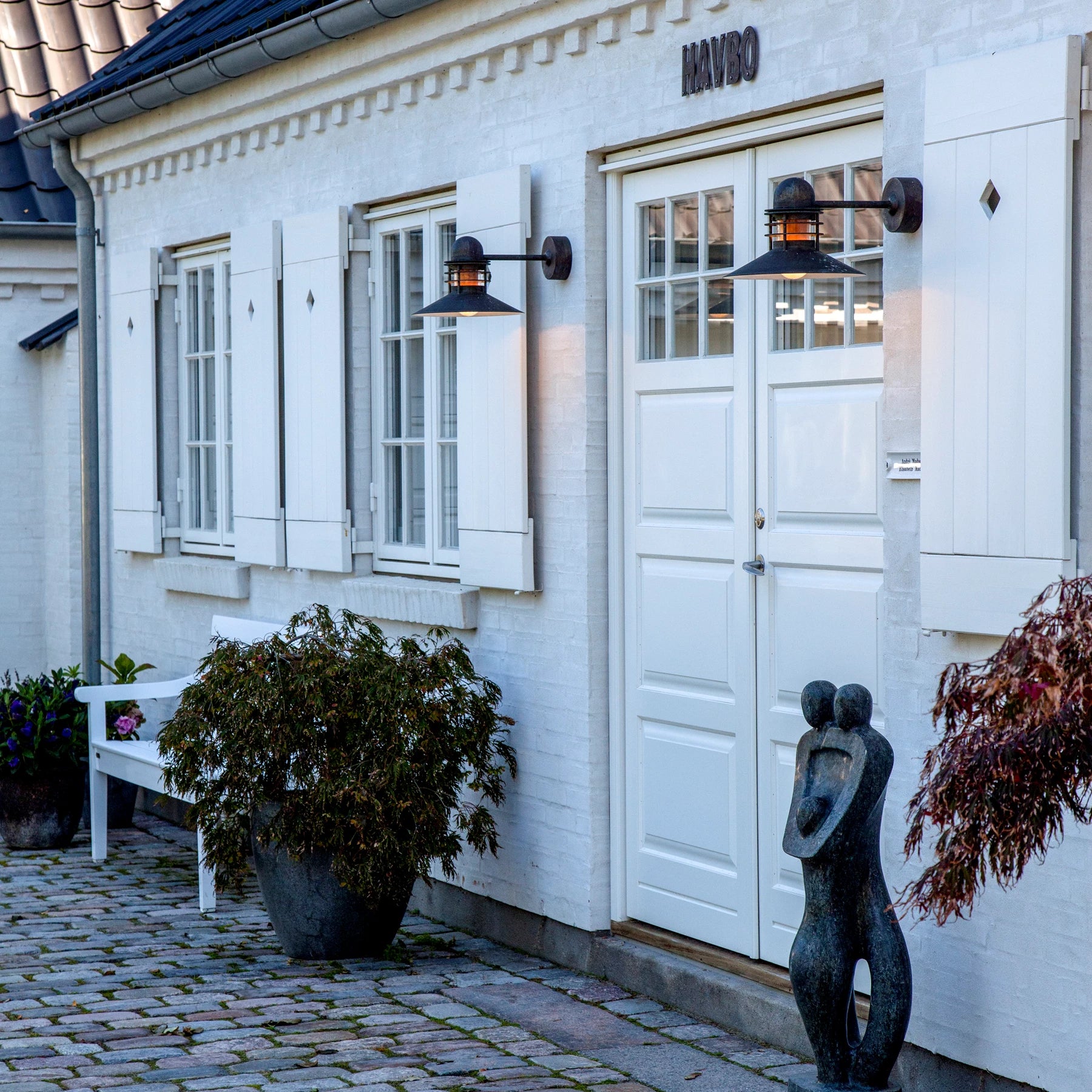 Nyhavn utendørs vegglampe