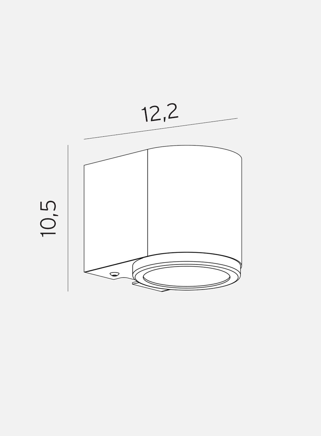 Mandal 1373 utelampe