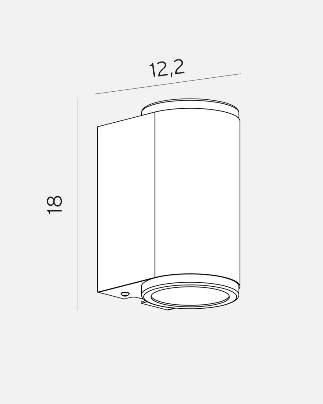 Mandal 1370 utelampe