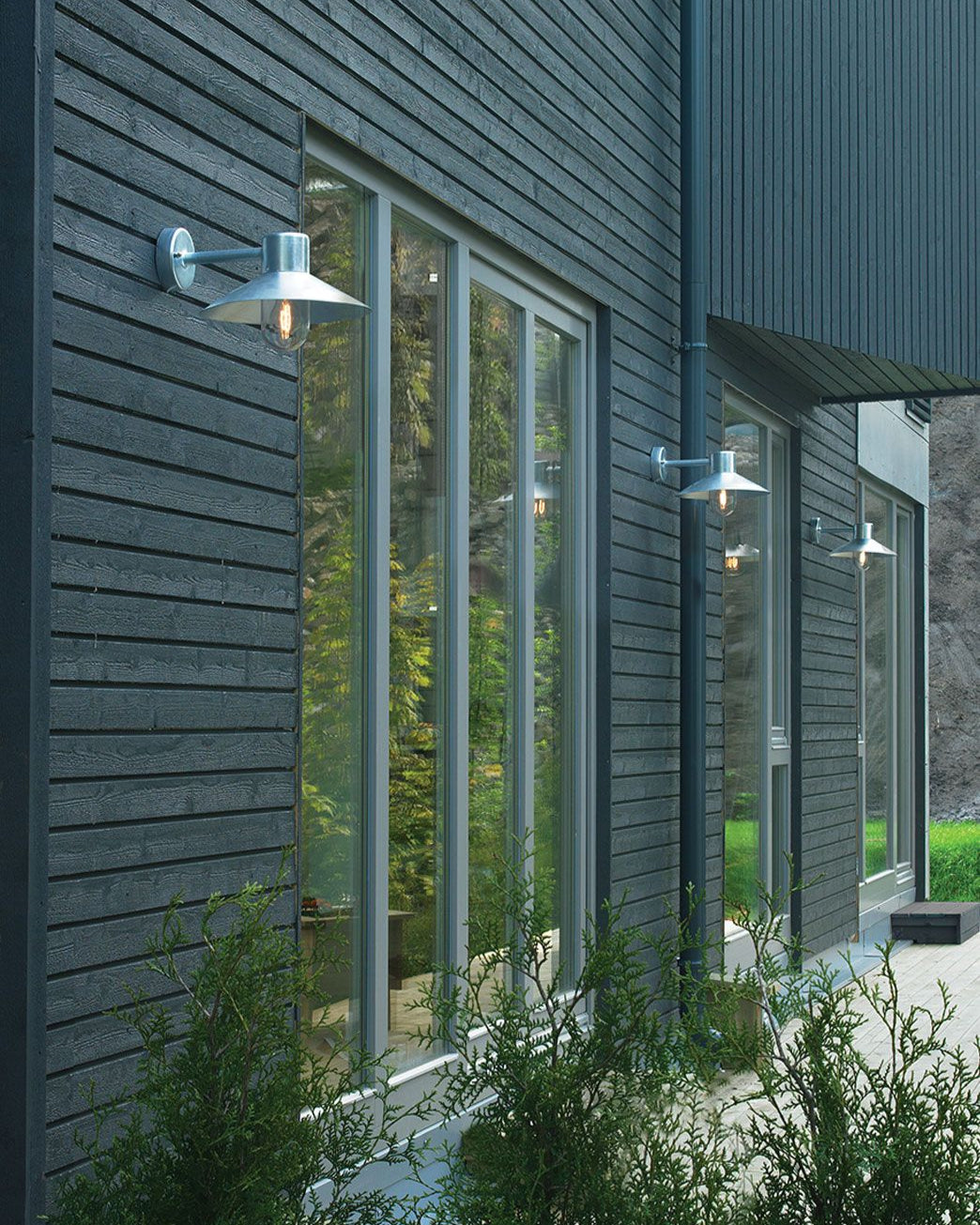 Lund 290 utendørs vegglampe