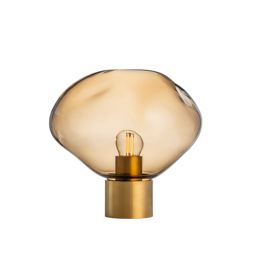 Crystal stone bordlampe