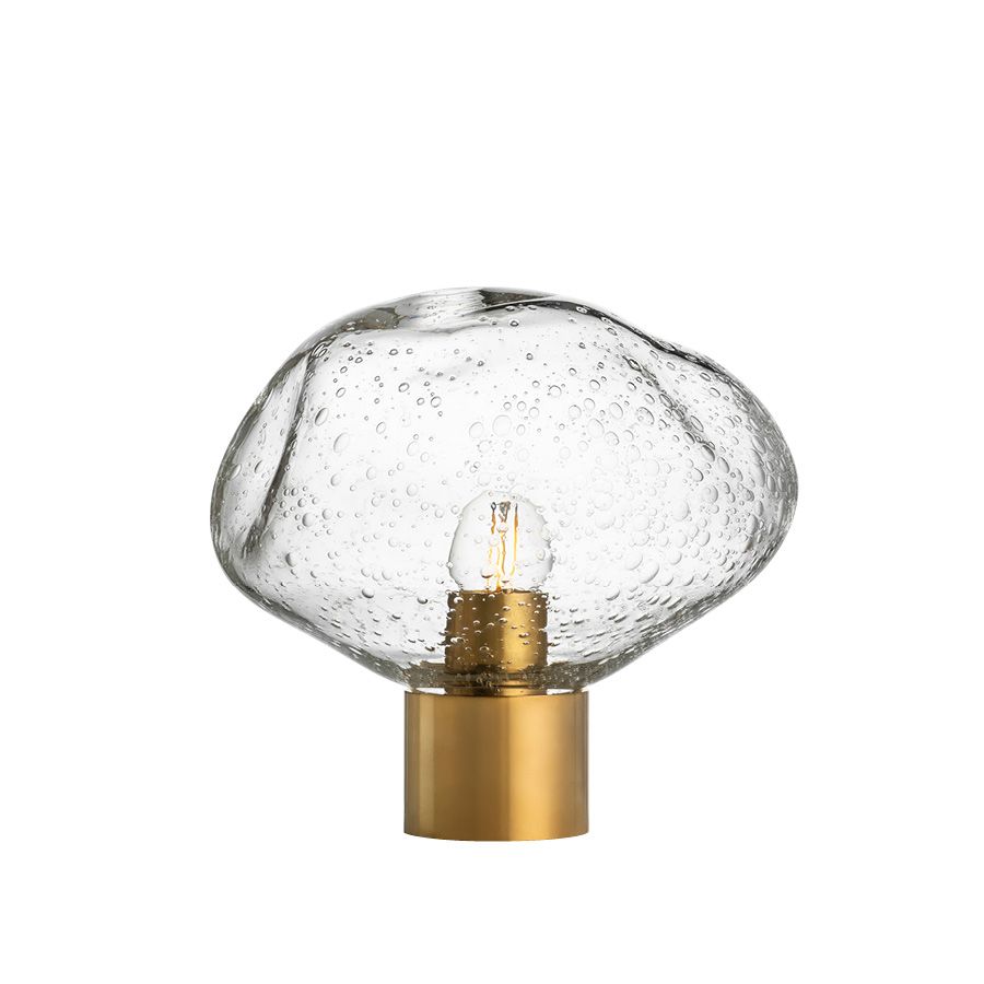 Crystal stone bordlampe