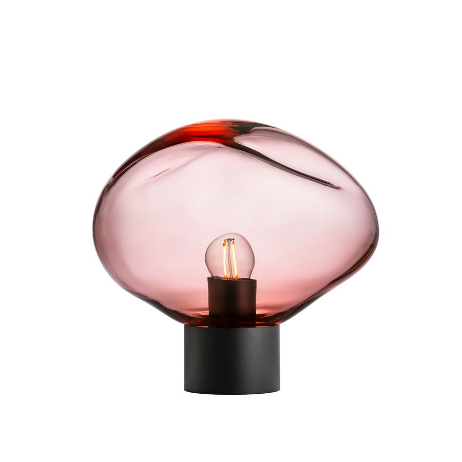 Crystal stone bordlampe