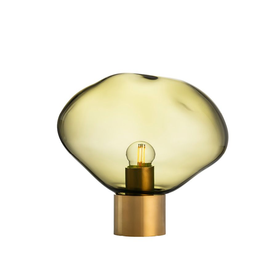 Crystal stone bordlampe