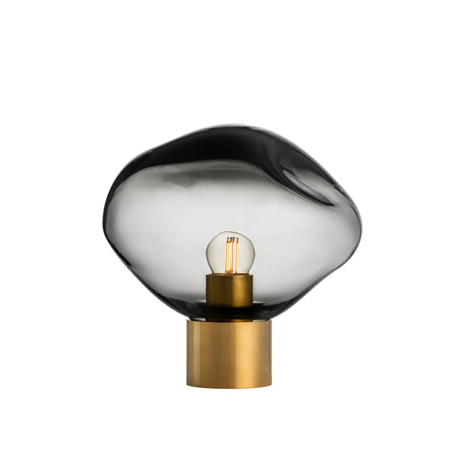 Crystal stone bordlampe