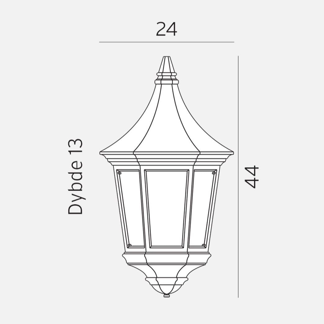 Venedig 261 utendørs vegglampe
