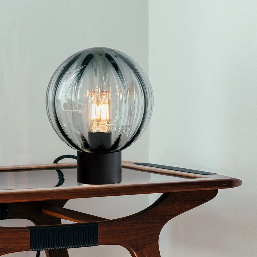 Krystallkule Optikk bordlampe