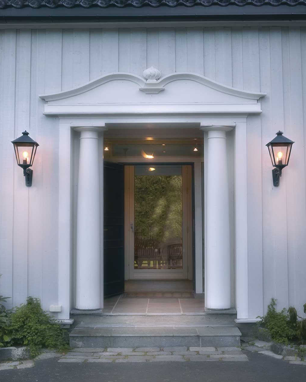 London 480 utendørs vegglampe