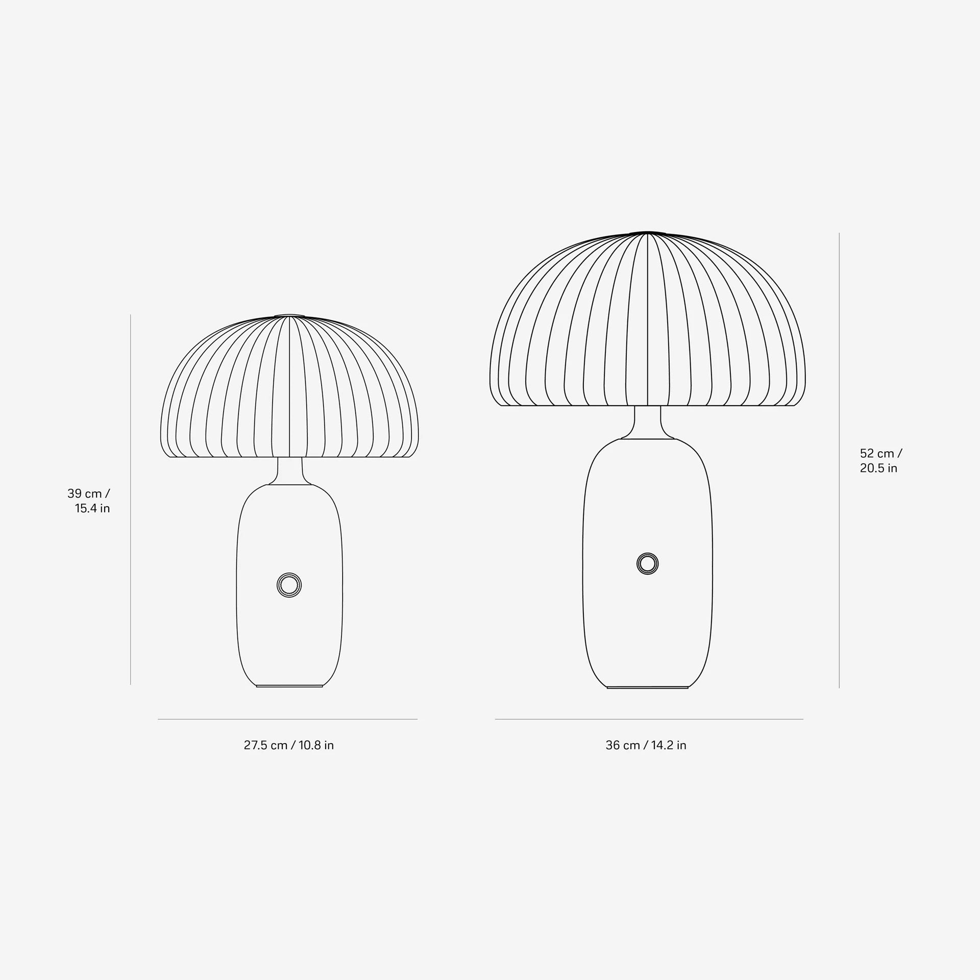 VIPP591-592 bordlampe