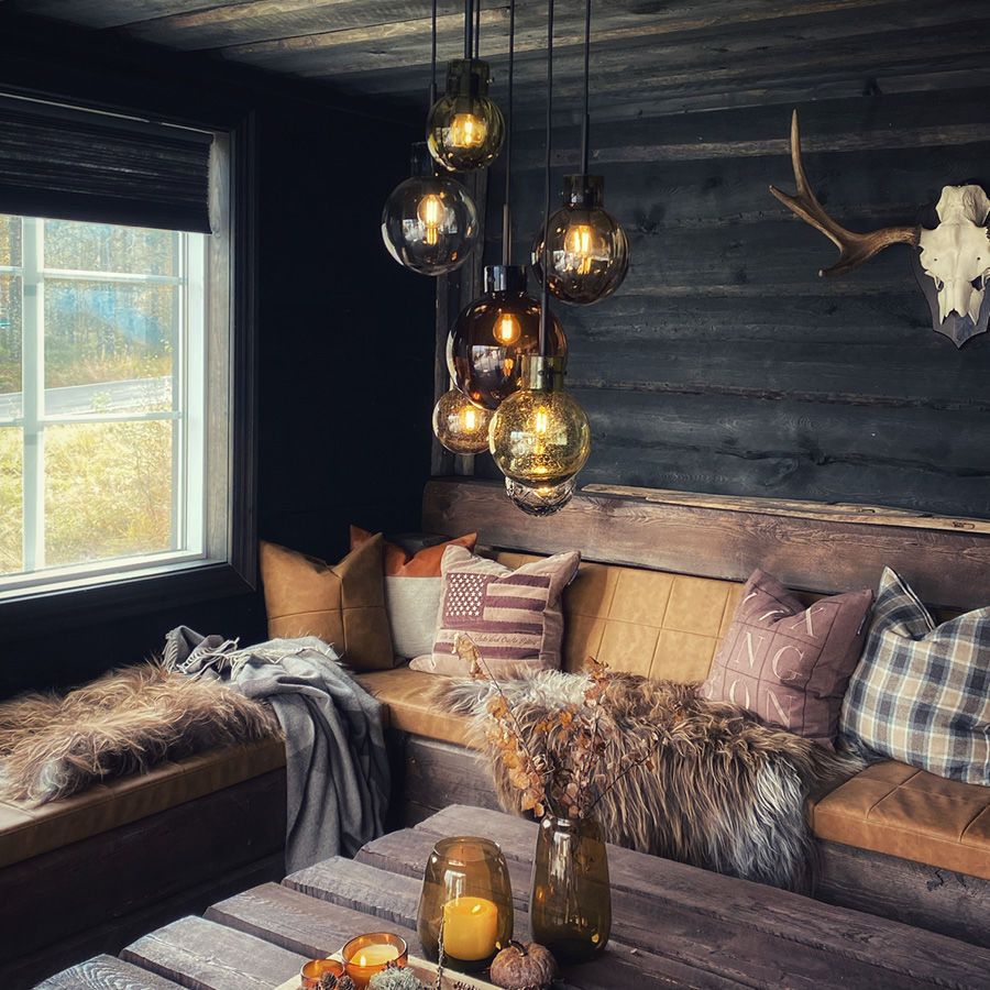 Fjellglød krystallkule - 7 stk