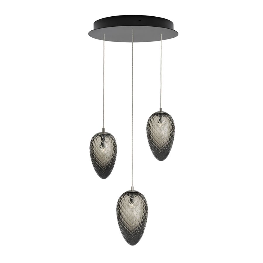 Krystallkongle skogshorn - 3 stk