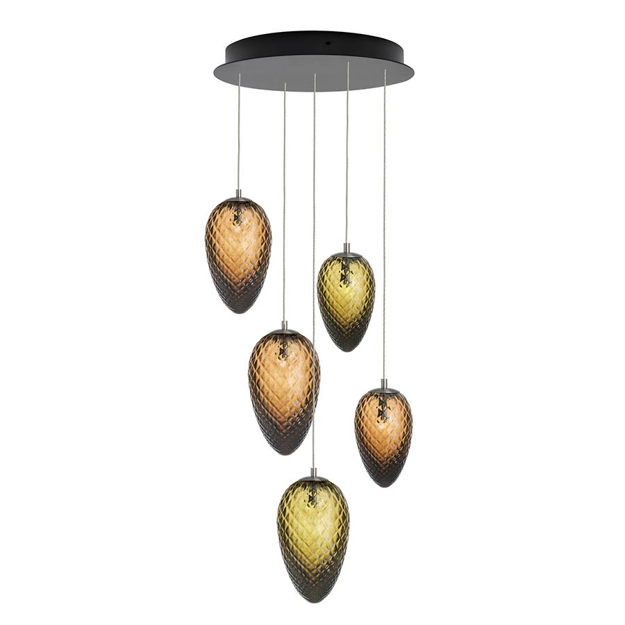 Krystallkongle grantropp - 5 stk