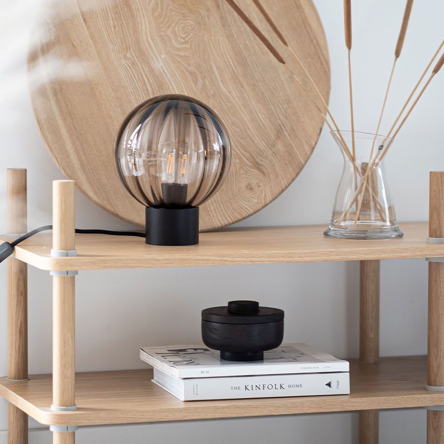 Krystallkule Optikk bordlampe