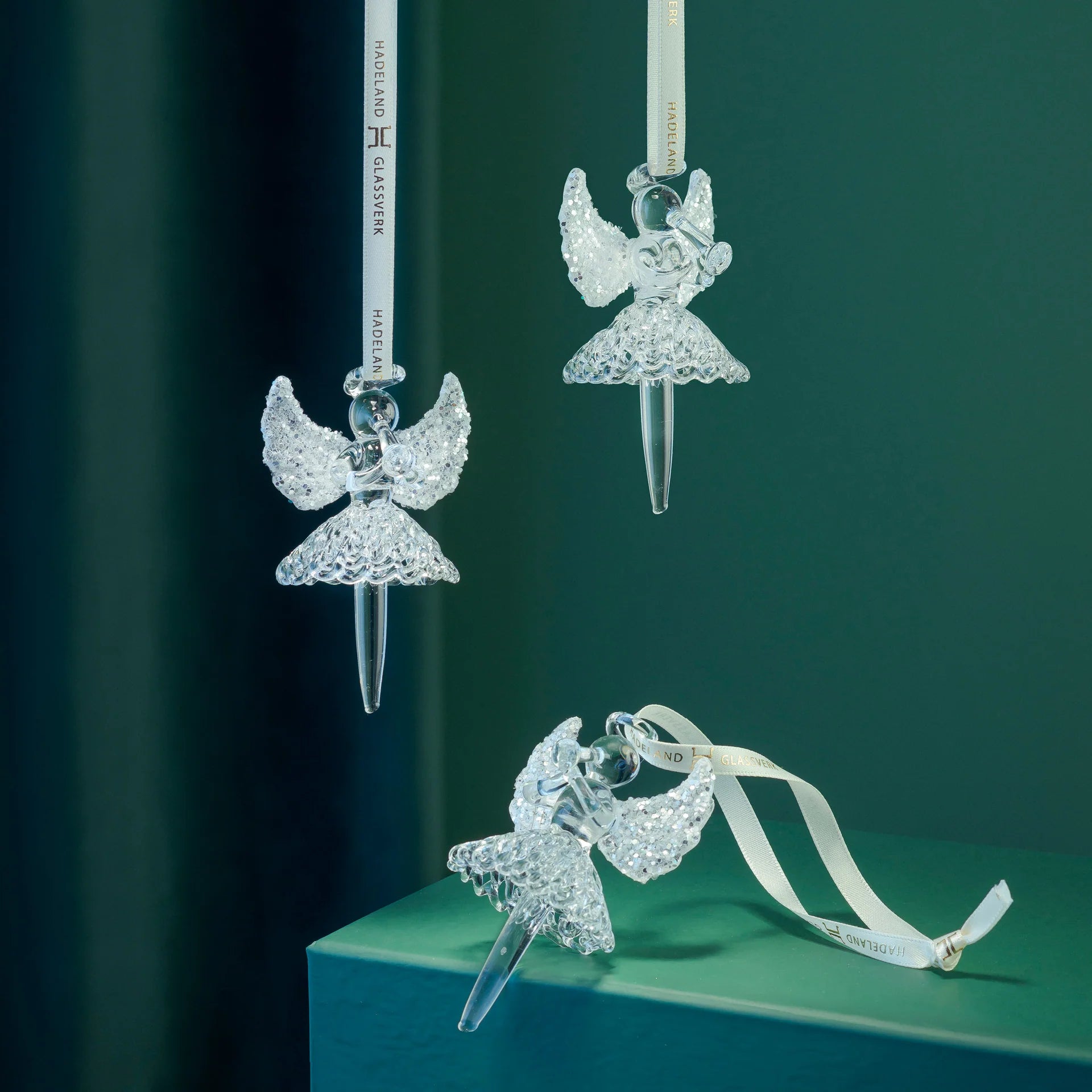 Glassengel Ballerina 3pk - Hadeland Glassverk