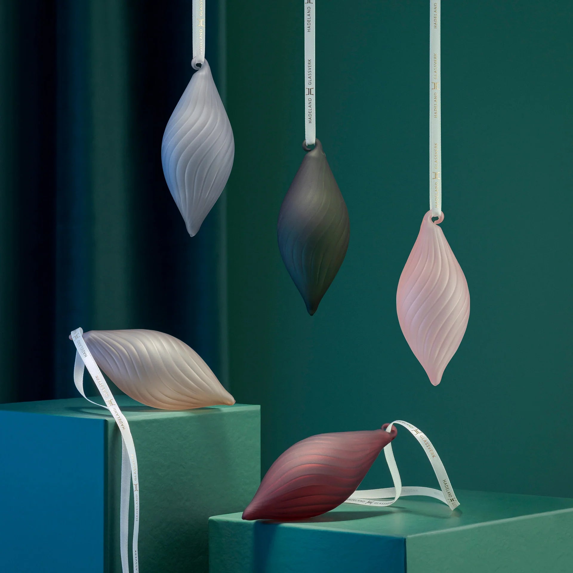 Gyllenklang Twist frostet 5pk - Hadeland Glassverk