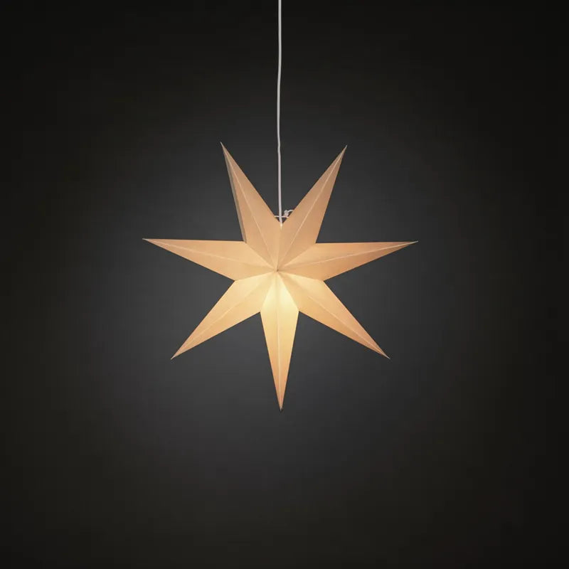 Pappstjerne 60cm greige