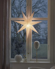 Pappstjerne 78cm med broderi