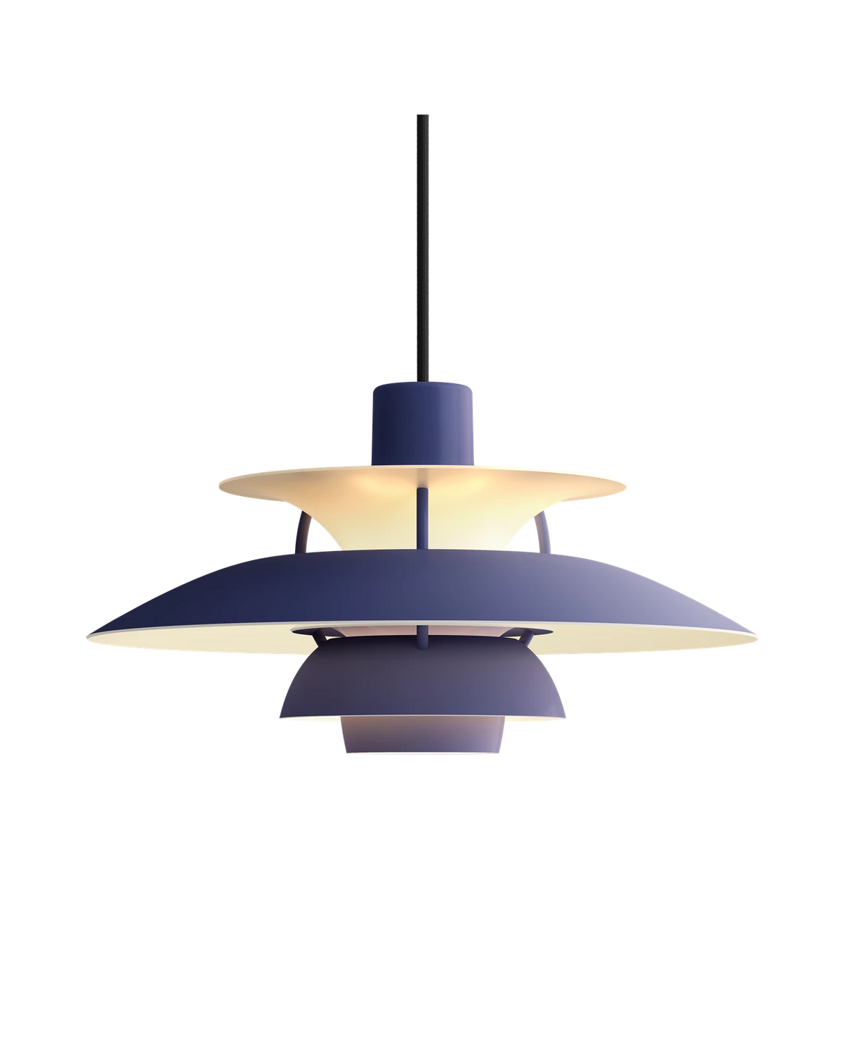 PH 5 mini i fargen Dusty-Indigo