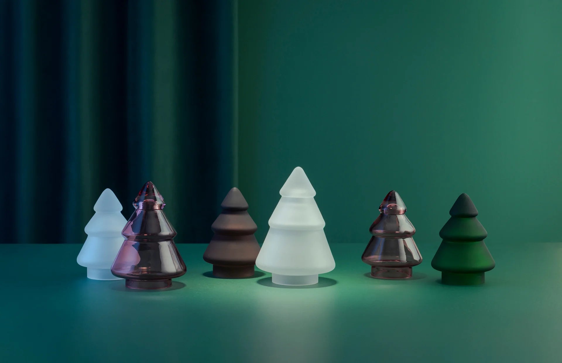 Glasstre frostet kakao 9.8 cm