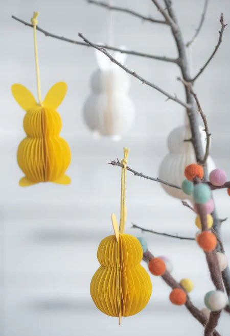 PÅSKEHARER 2PK OFFWHITE